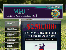 Tablet Screenshot of golfmarketingmmc.com